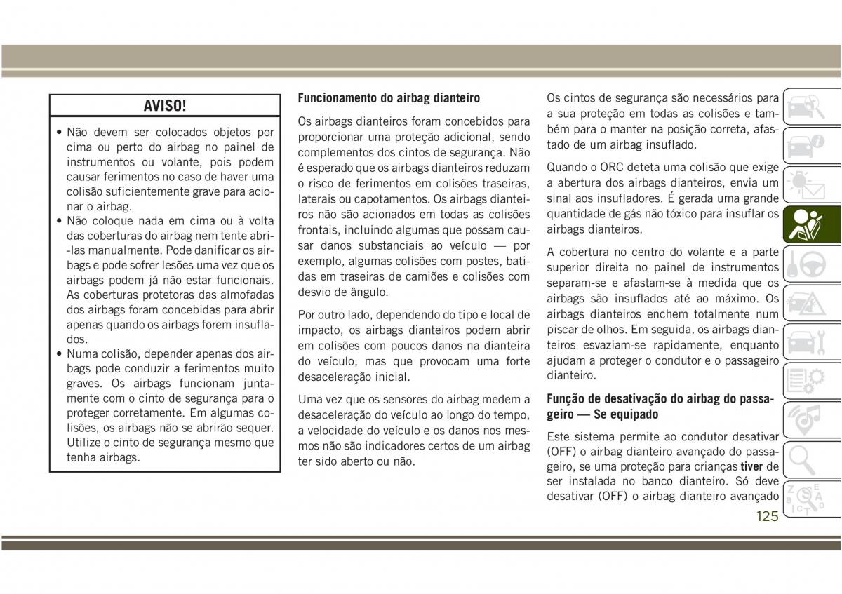 Jeep Compass II 2 manual del propietario / page 127