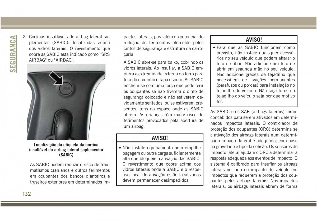 Jeep Compass II 2 manual del propietario / page 134