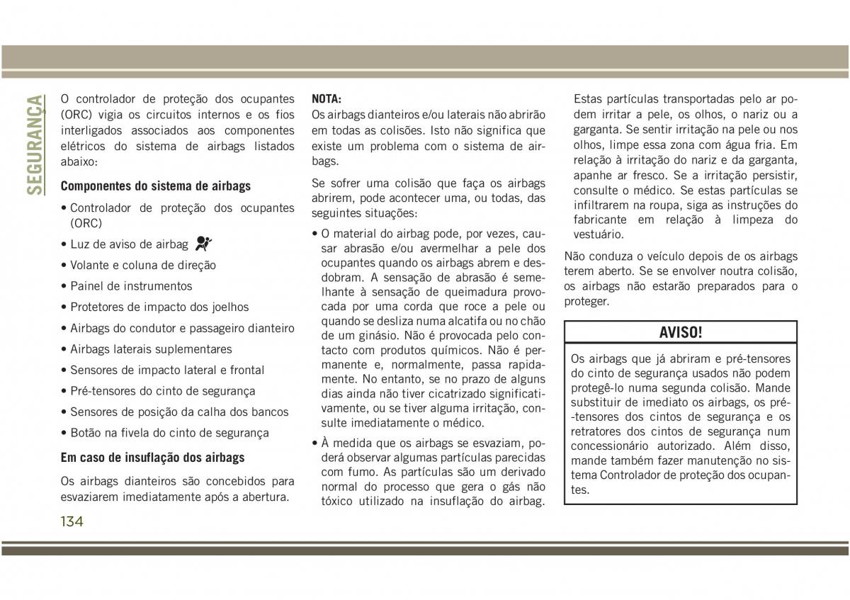 Jeep Compass II 2 manual del propietario / page 136