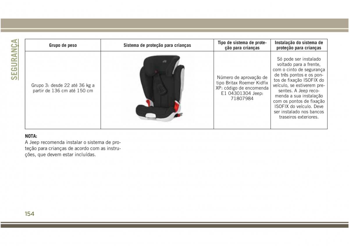 Jeep Compass II 2 manual del propietario / page 156