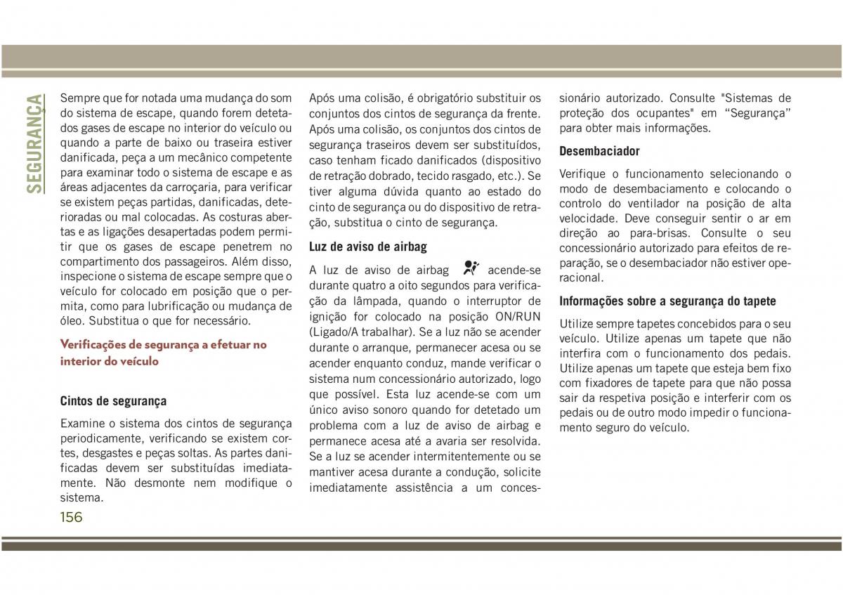 Jeep Compass II 2 manual del propietario / page 158