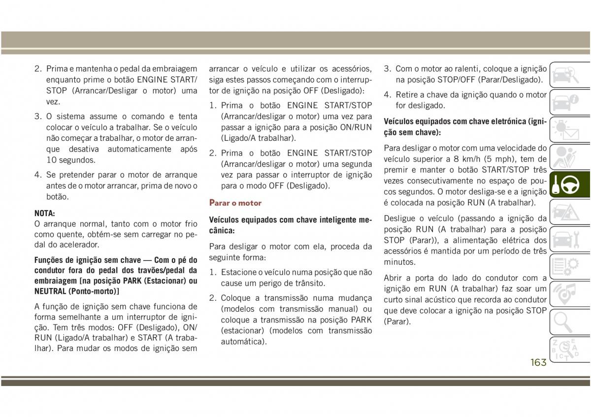 Jeep Compass II 2 manual del propietario / page 165