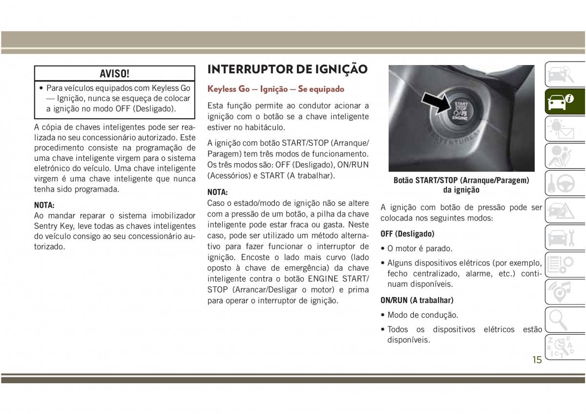 Jeep Compass II 2 manual del propietario / page 17