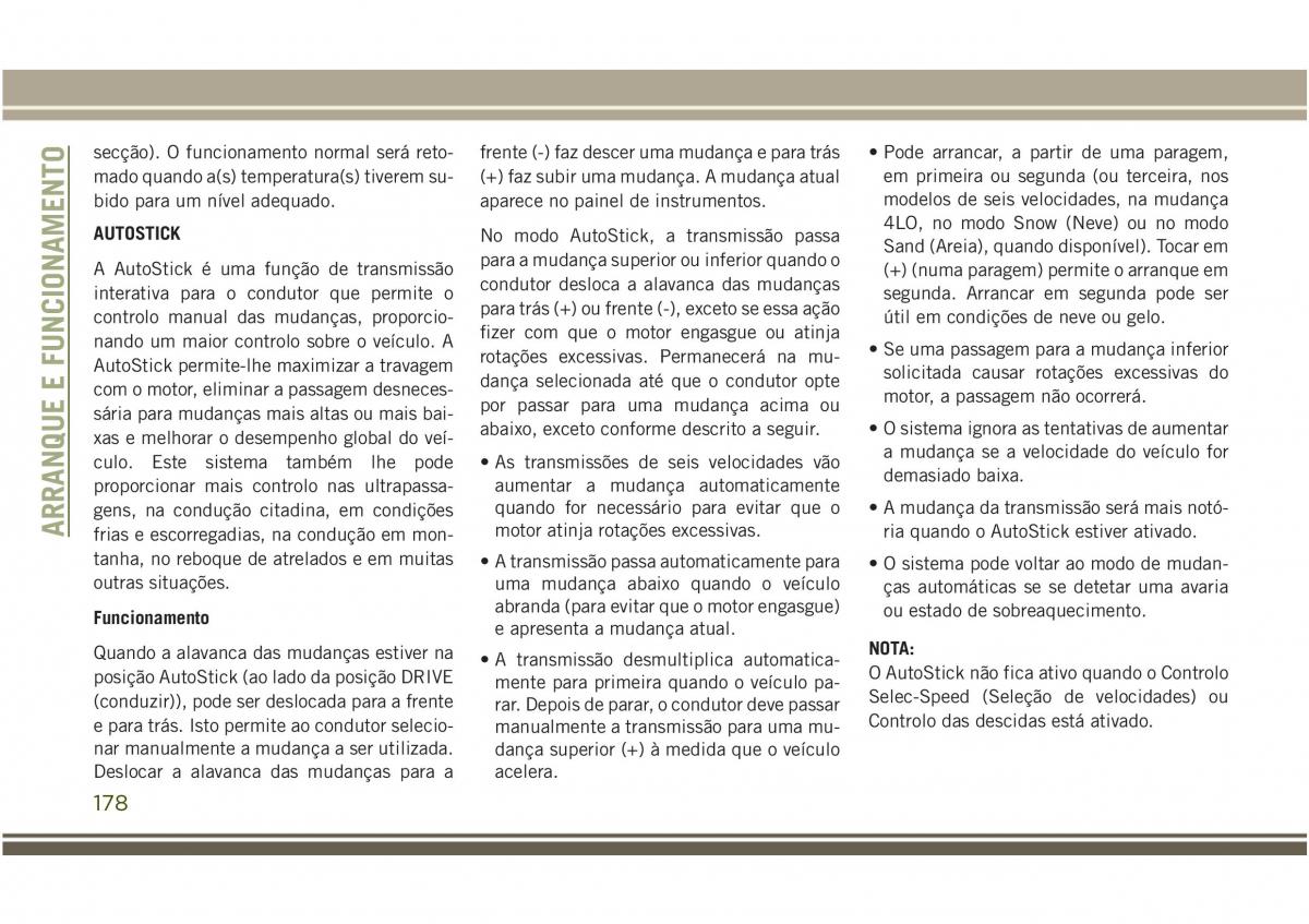 Jeep Compass II 2 manual del propietario / page 180