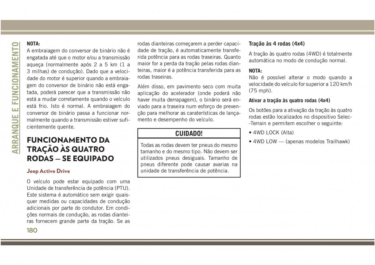 Jeep Compass II 2 manual del propietario / page 182