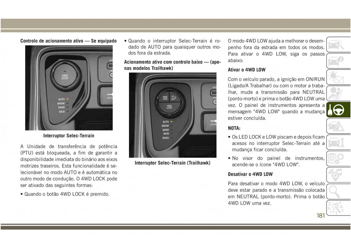 Jeep Compass II 2 manual del propietario / page 183