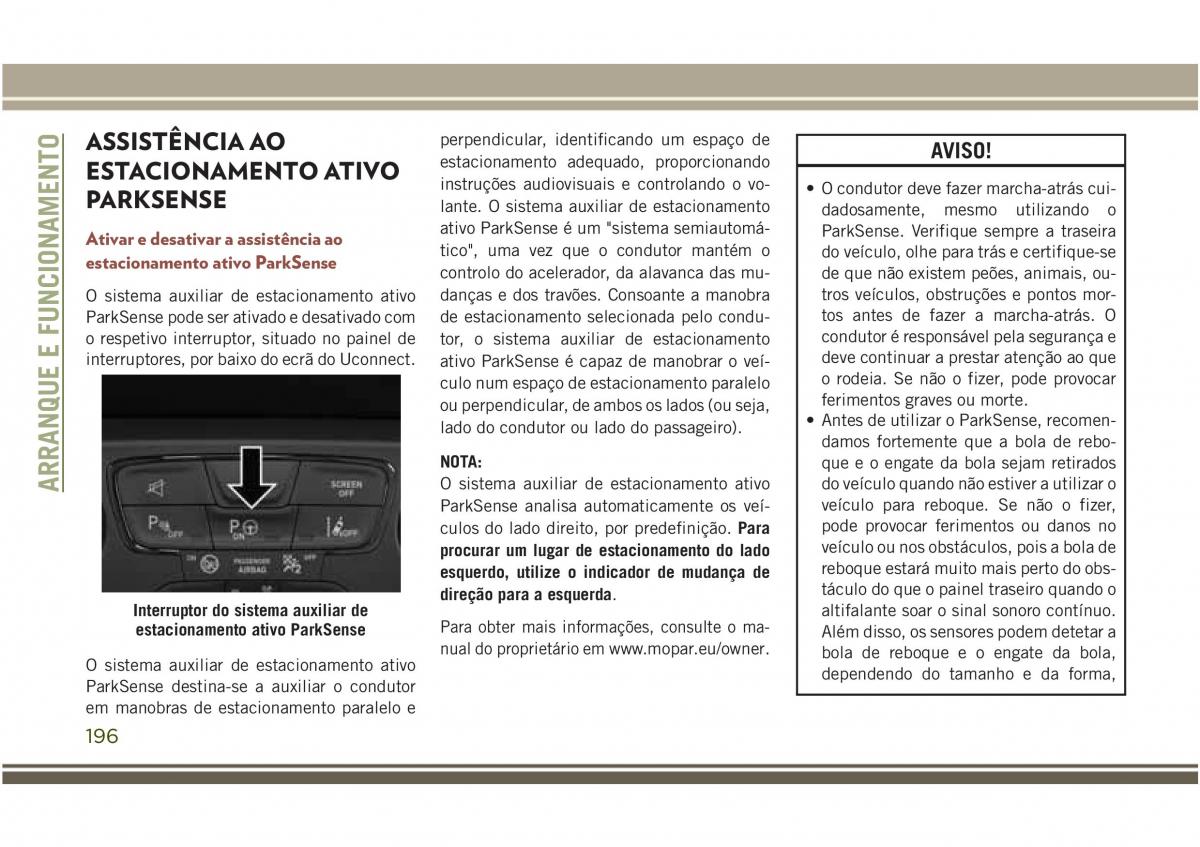 Jeep Compass II 2 manual del propietario / page 198