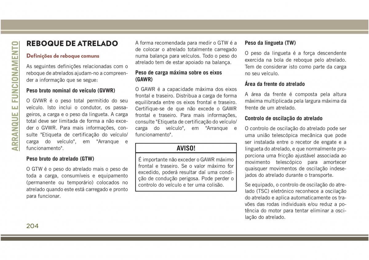 Jeep Compass II 2 manual del propietario / page 206