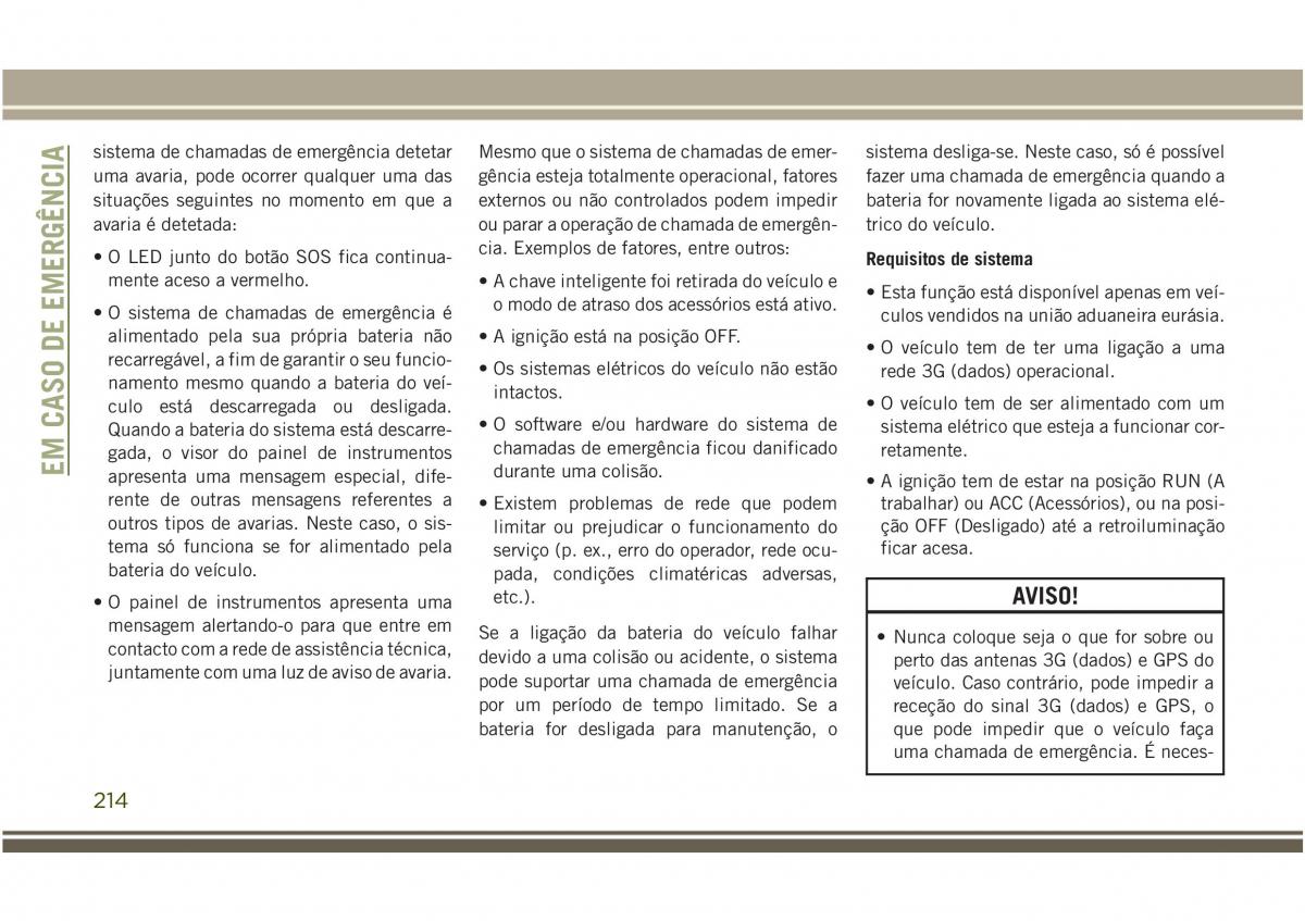 Jeep Compass II 2 manual del propietario / page 216