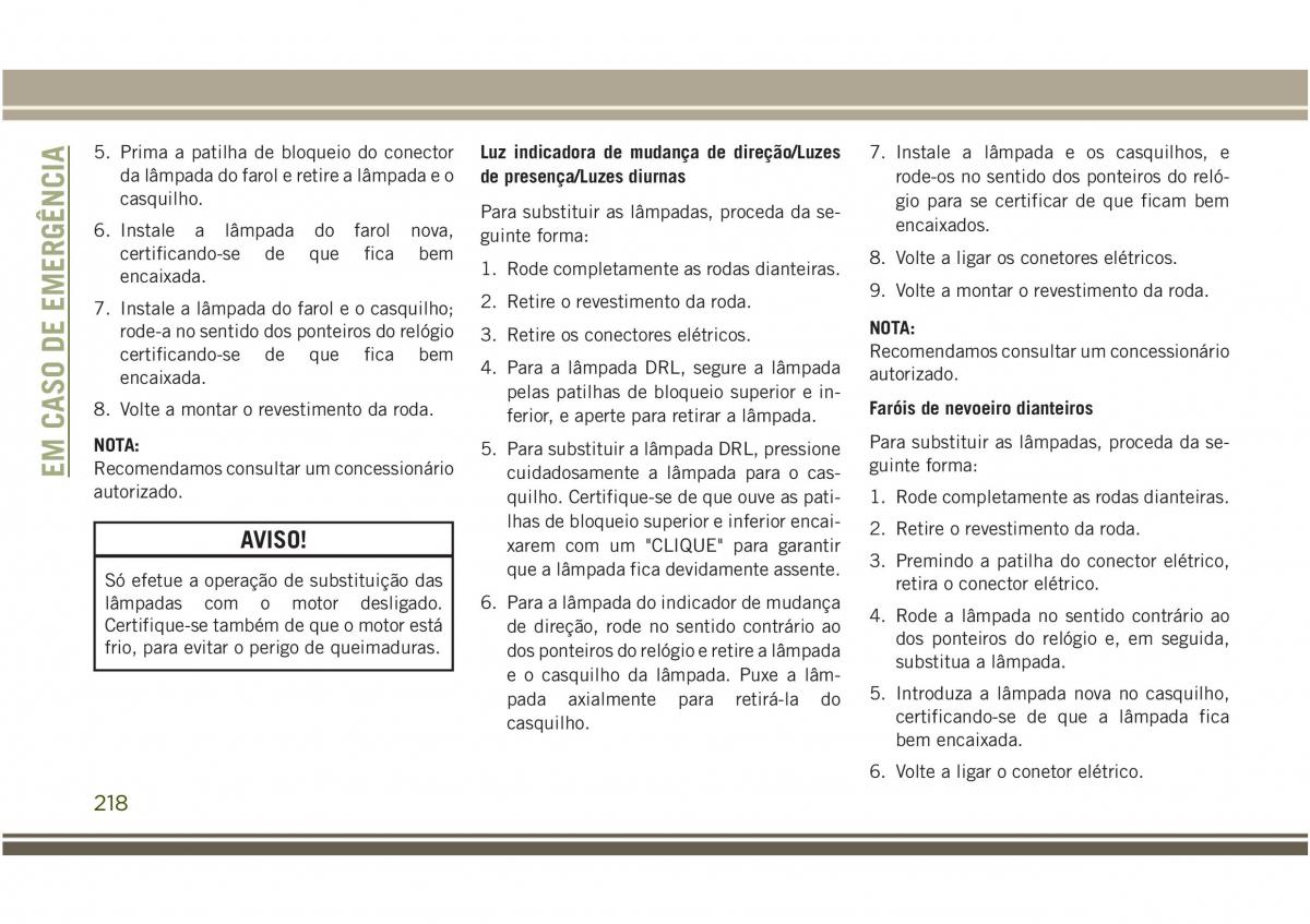 Jeep Compass II 2 manual del propietario / page 220