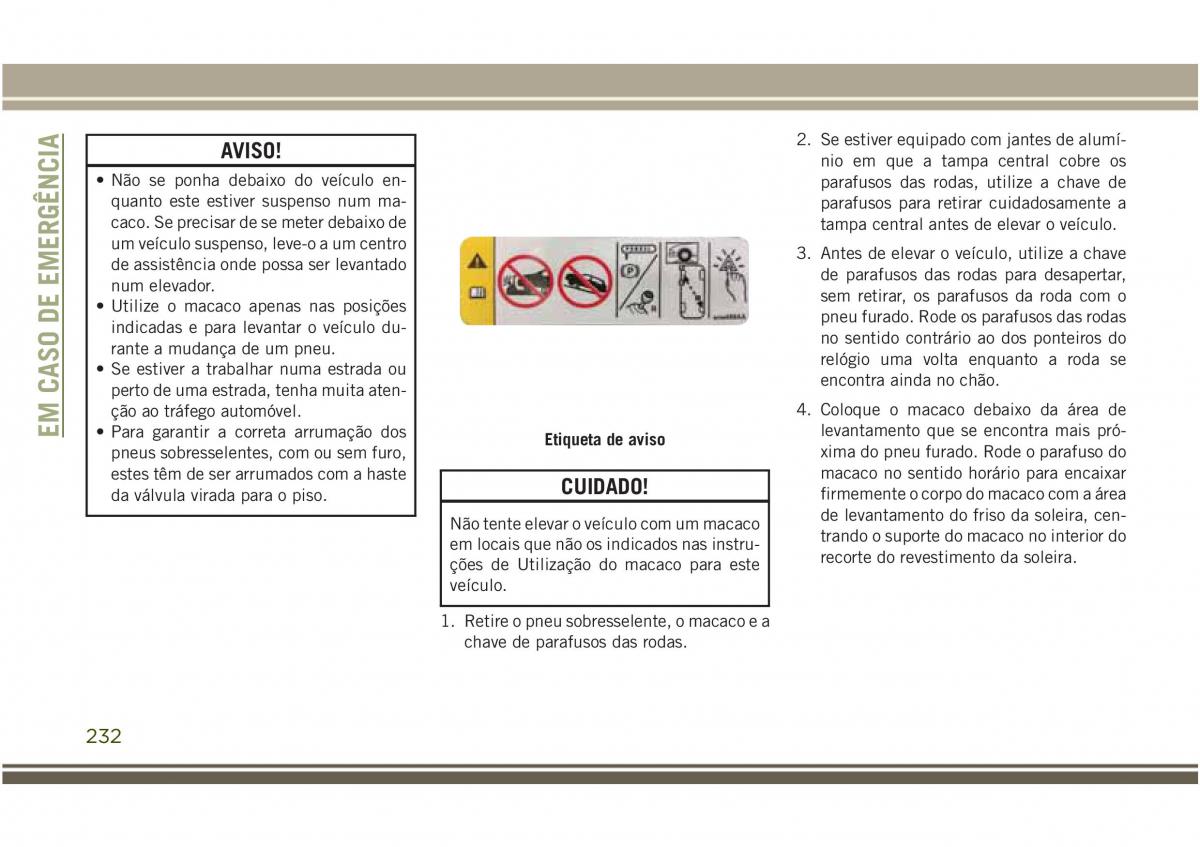 Jeep Compass II 2 manual del propietario / page 234