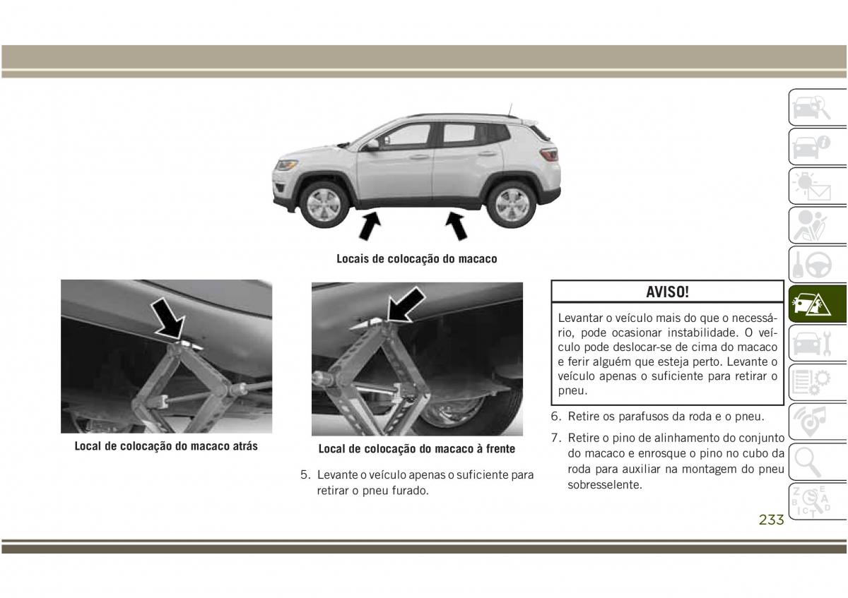 Jeep Compass II 2 manual del propietario / page 235