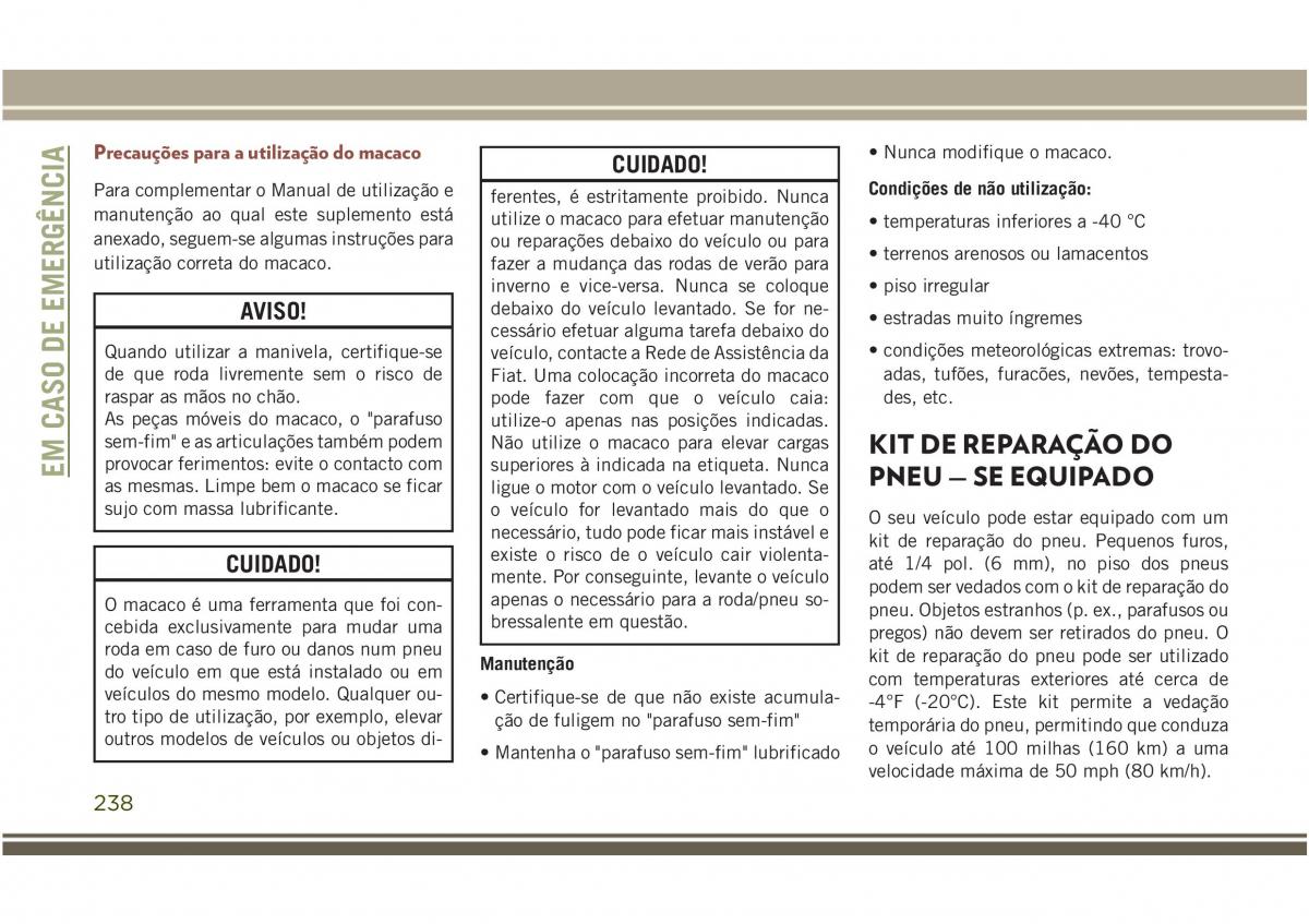 Jeep Compass II 2 manual del propietario / page 240