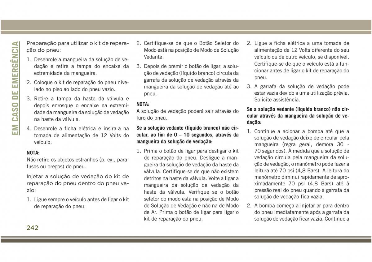 Jeep Compass II 2 manual del propietario / page 244