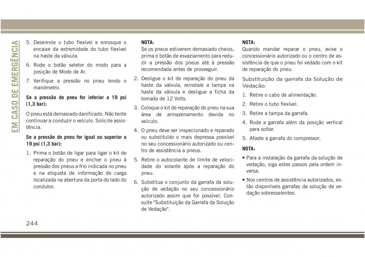 Jeep Compass II 2 manual del propietario / page 246