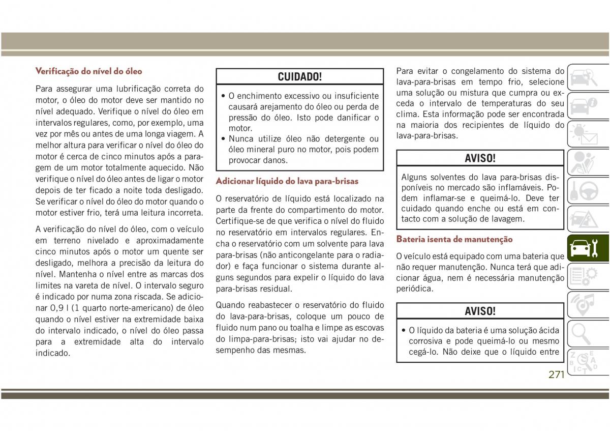 Jeep Compass II 2 manual del propietario / page 273