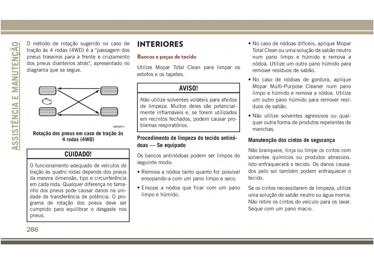 Jeep Compass II 2 manual del propietario / page 288