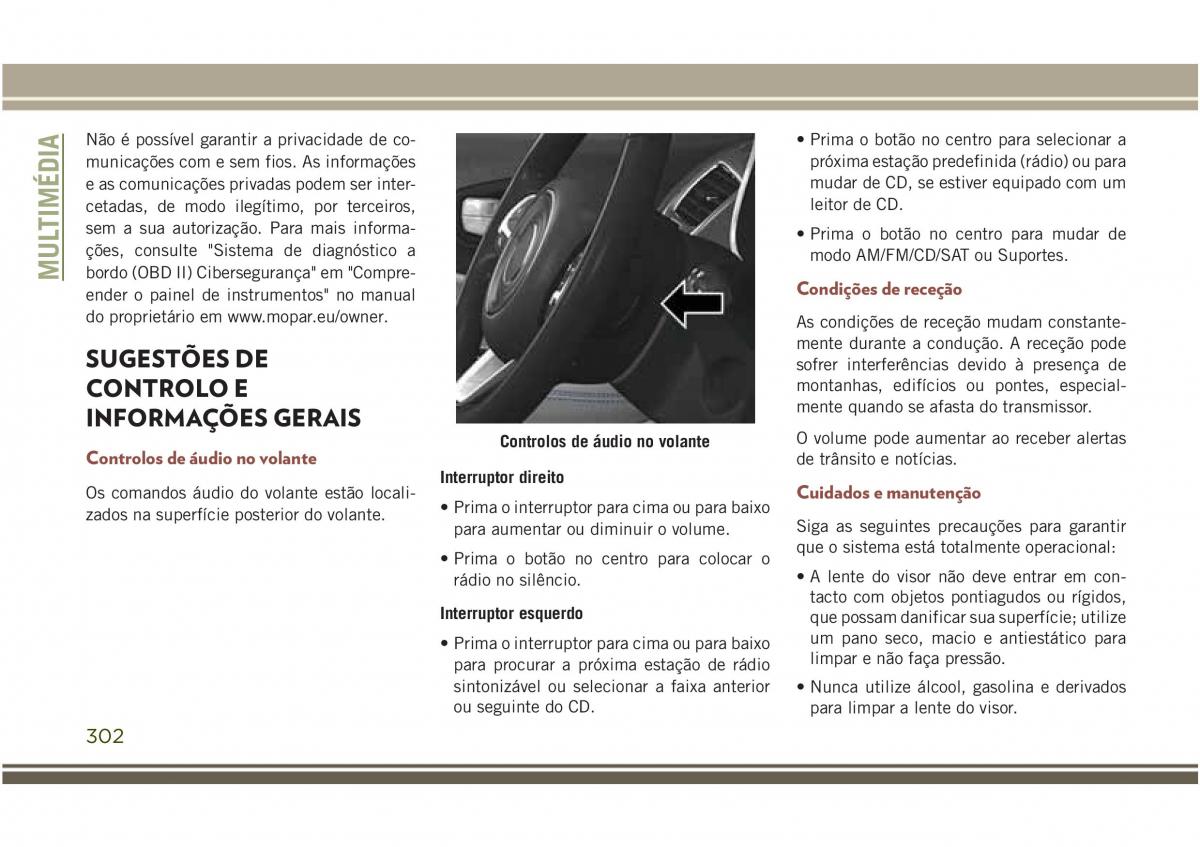 Jeep Compass II 2 manual del propietario / page 304