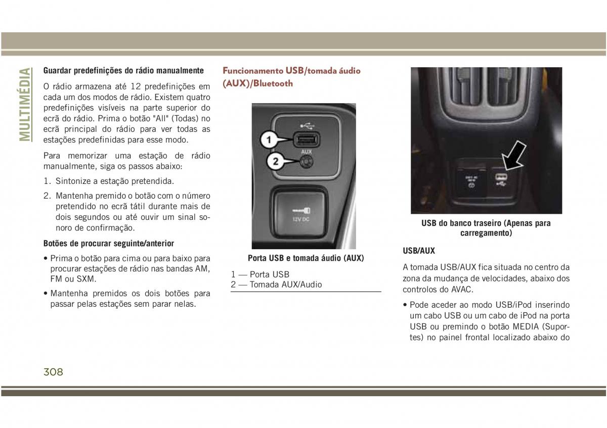 Jeep Compass II 2 manual del propietario / page 310