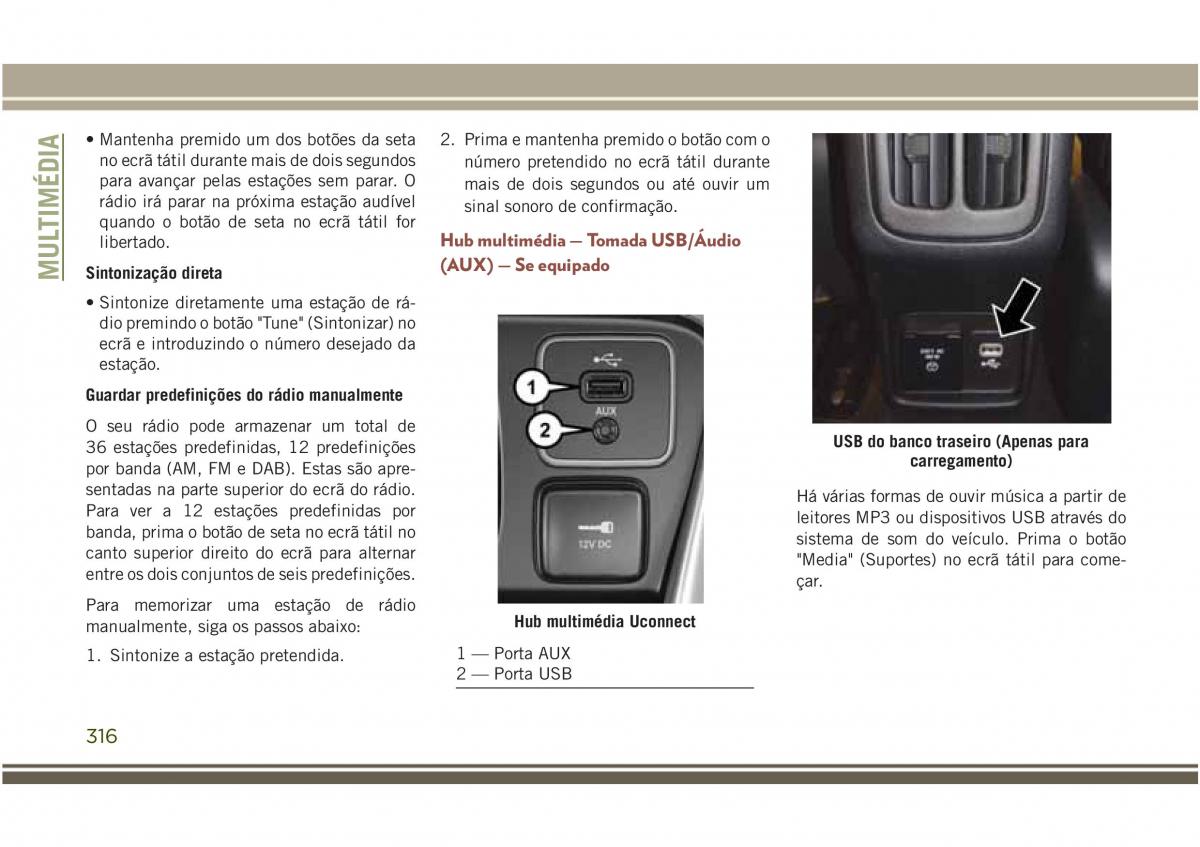 Jeep Compass II 2 manual del propietario / page 318