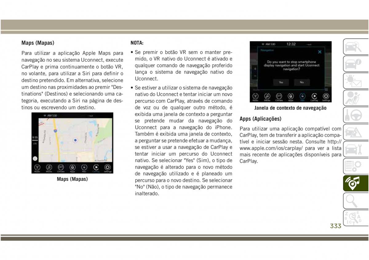 Jeep Compass II 2 manual del propietario / page 335