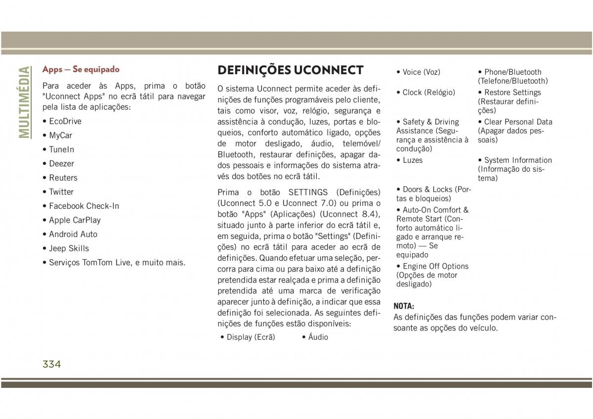 Jeep Compass II 2 manual del propietario / page 336