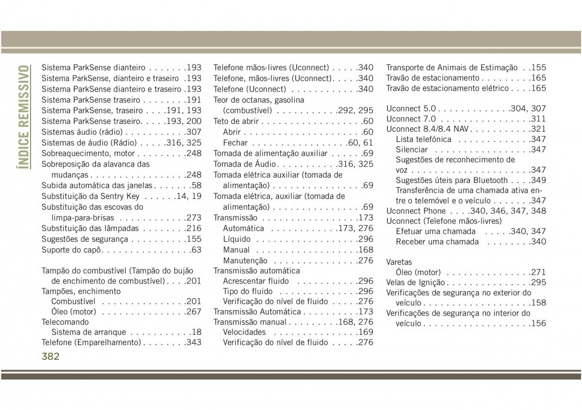 Jeep Compass II 2 manual del propietario / page 384