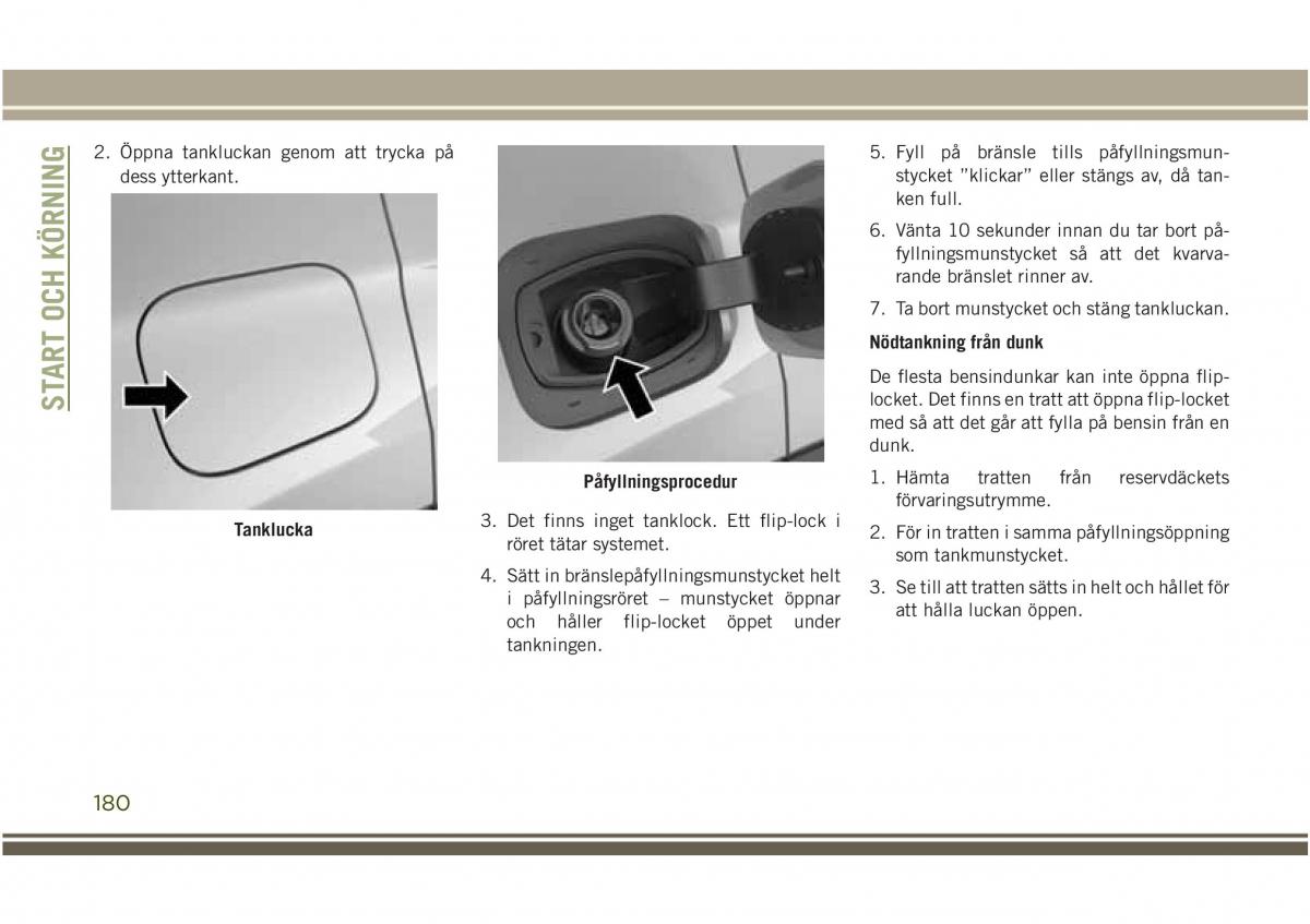 Jeep Compass II 2 instruktionsbok / page 182