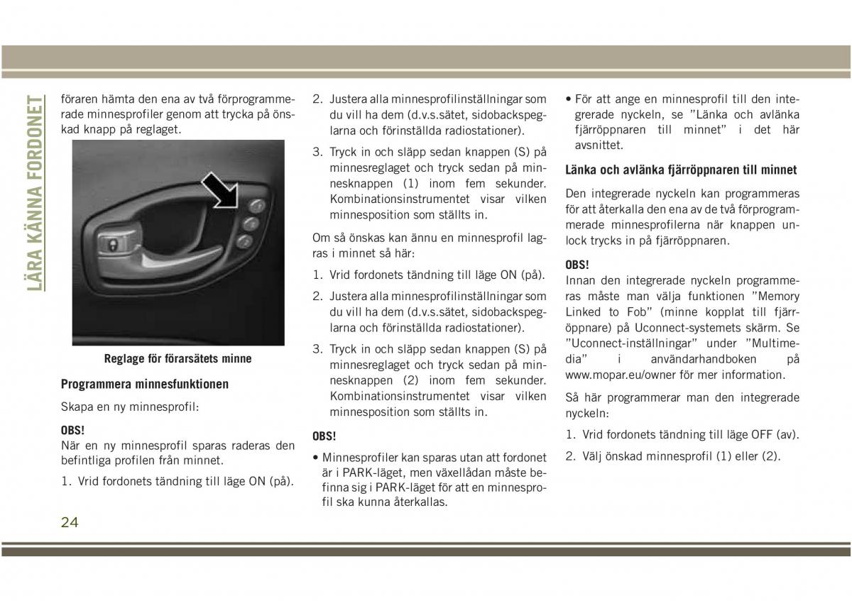 Jeep Compass II 2 instruktionsbok / page 26