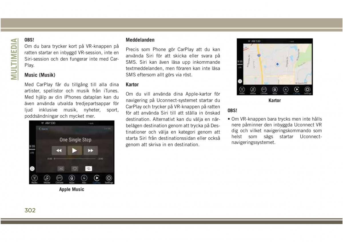 Jeep Compass II 2 instruktionsbok / page 304