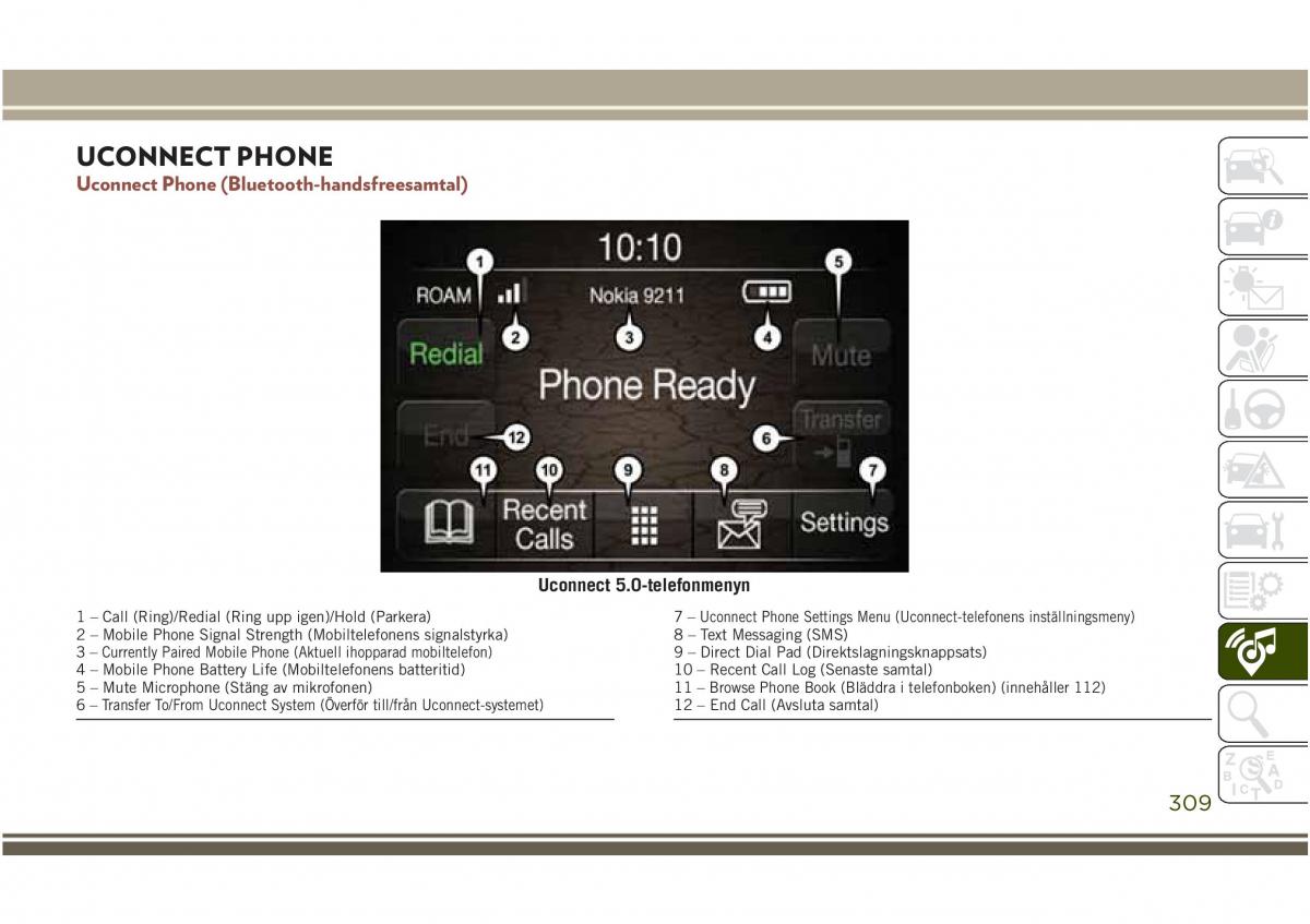 Jeep Compass II 2 instruktionsbok / page 311