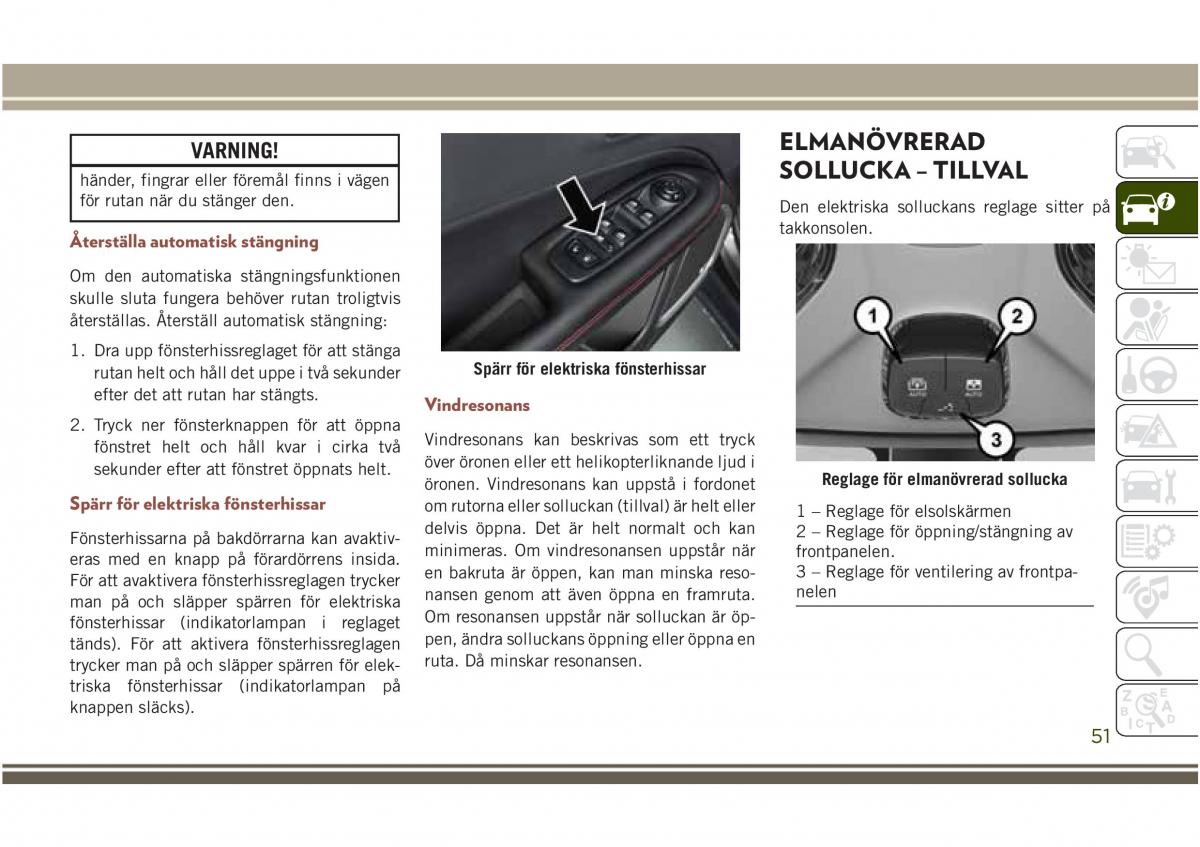 Jeep Compass II 2 instruktionsbok / page 53