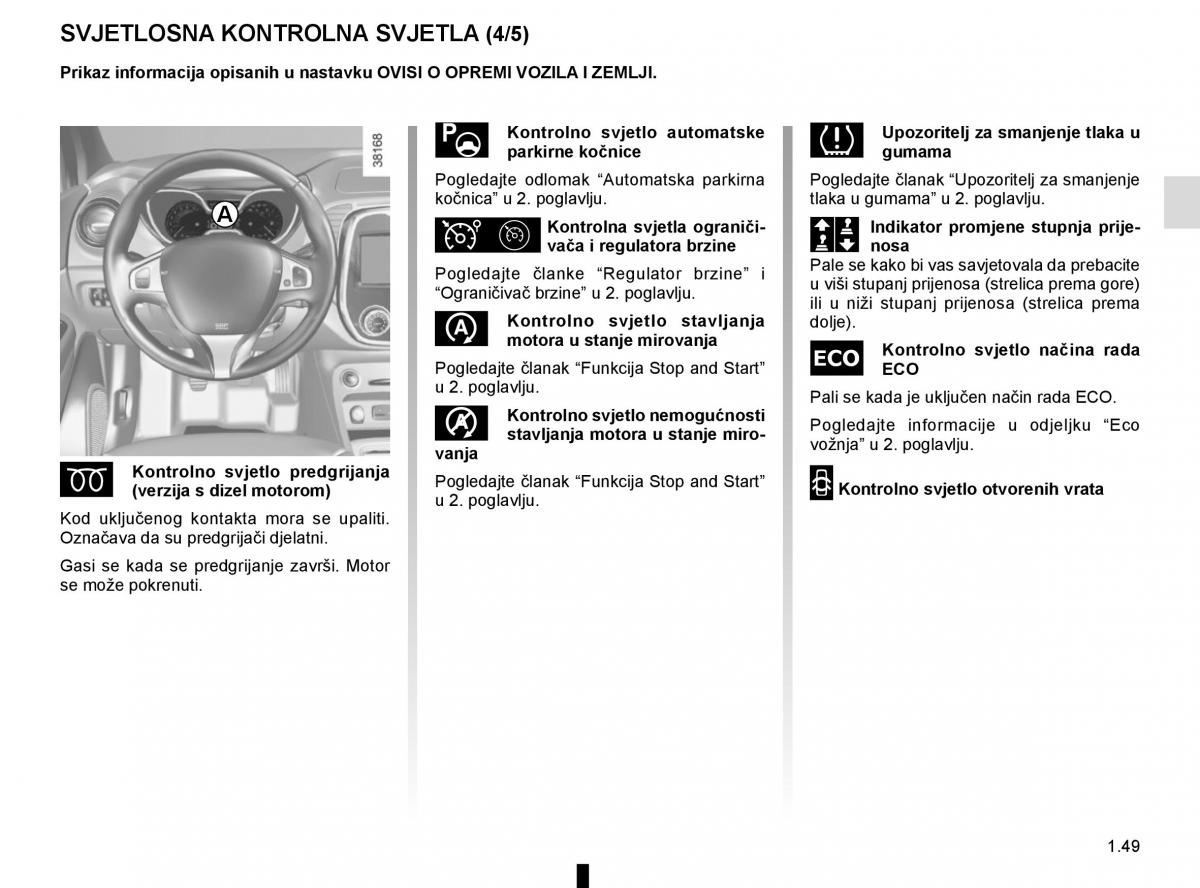 Renault Captur vlasnicko uputstvo / page 55