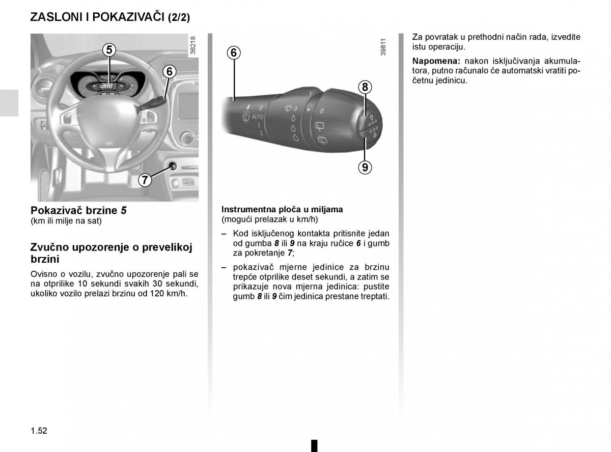 Renault Captur vlasnicko uputstvo / page 58