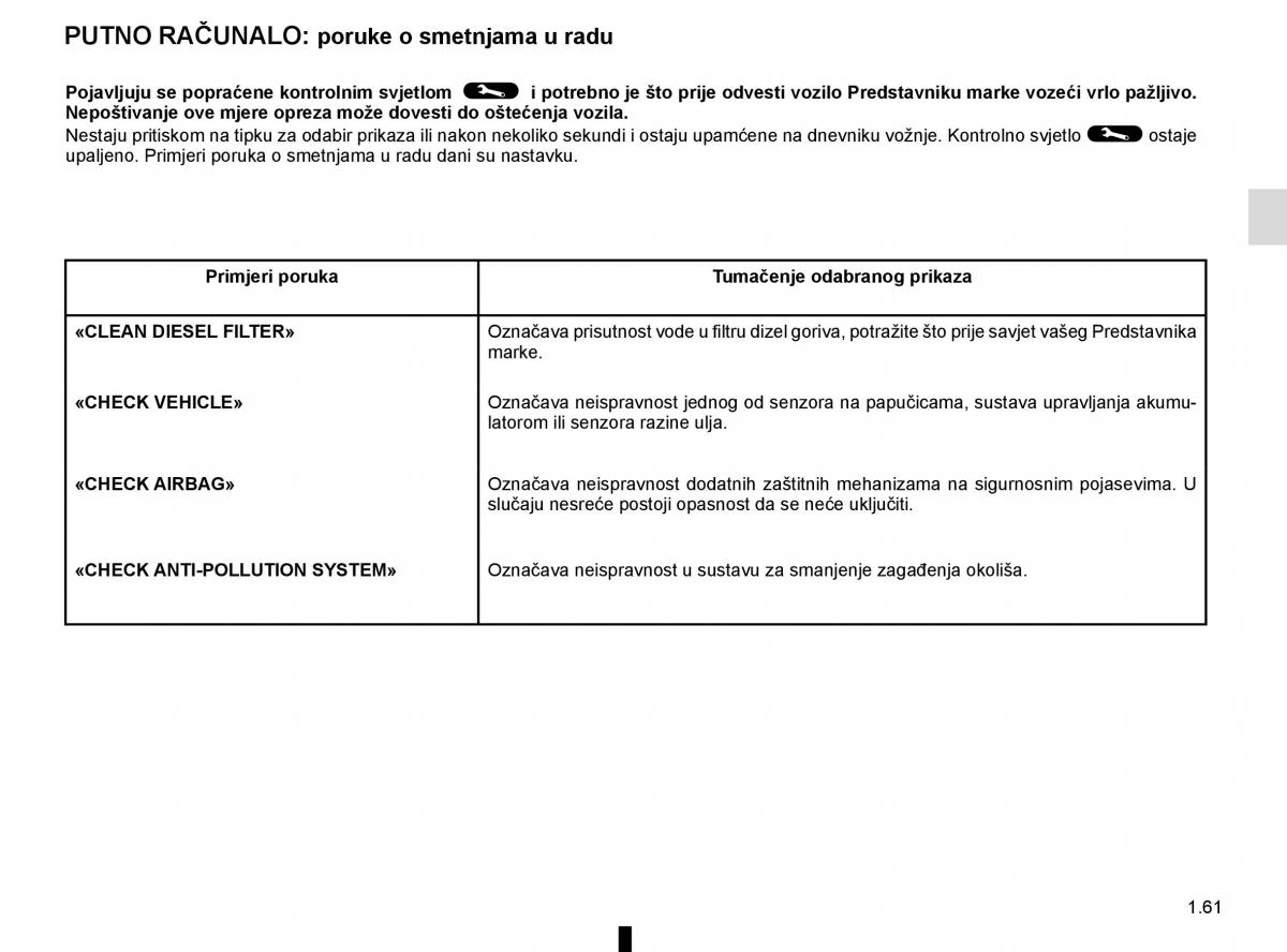 Renault Captur vlasnicko uputstvo / page 67