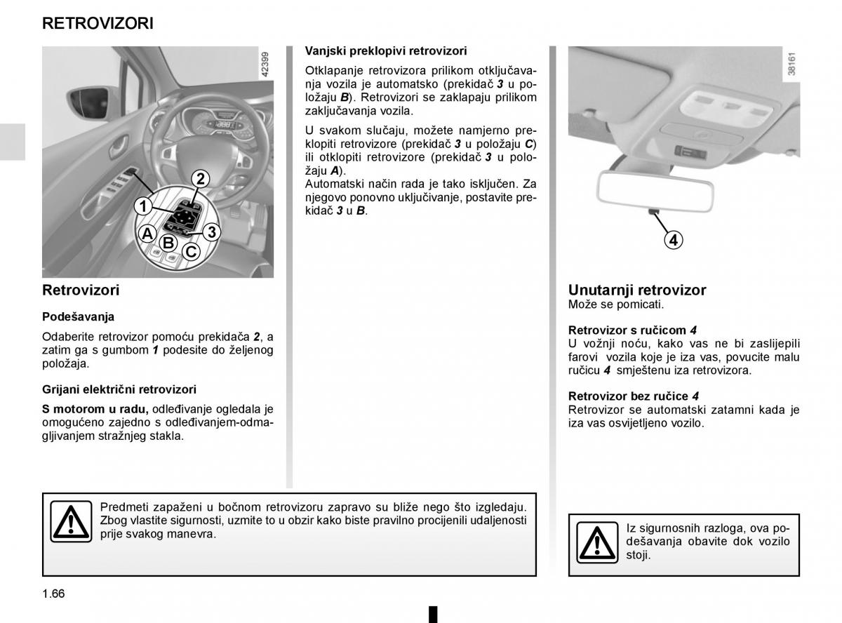 Renault Captur vlasnicko uputstvo / page 72