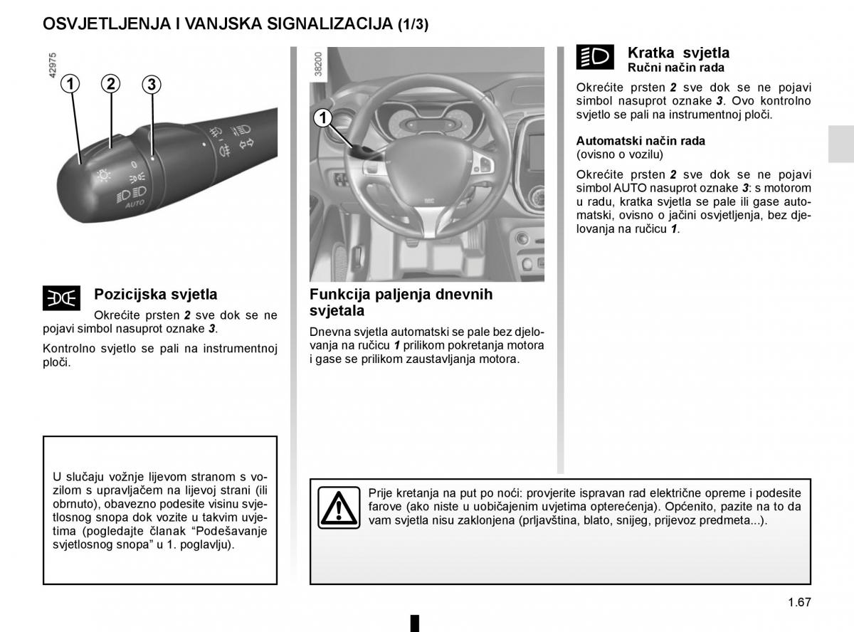 Renault Captur vlasnicko uputstvo / page 73