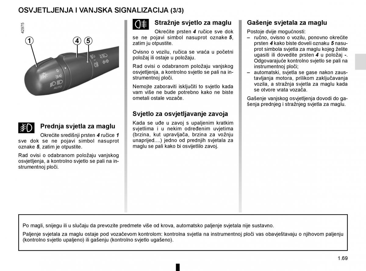 Renault Captur vlasnicko uputstvo / page 75