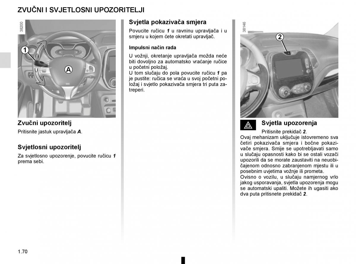 Renault Captur vlasnicko uputstvo / page 76