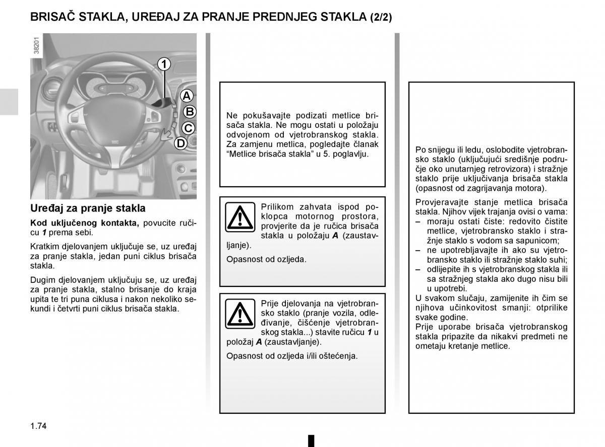 Renault Captur vlasnicko uputstvo / page 80