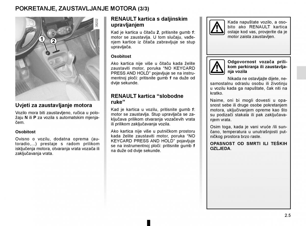 Renault Captur vlasnicko uputstvo / page 89