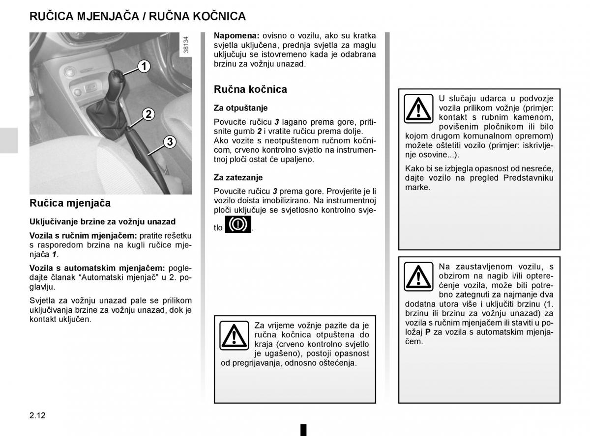 Renault Captur vlasnicko uputstvo / page 96