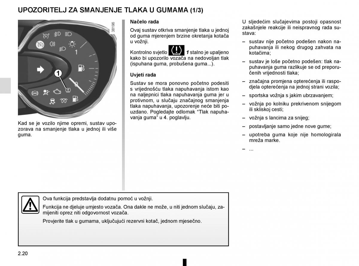 Renault Captur vlasnicko uputstvo / page 104