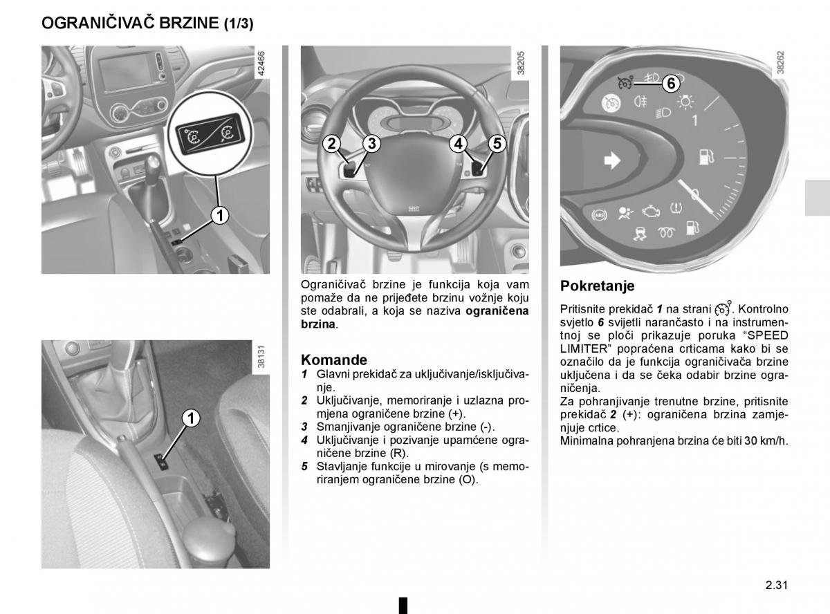 Renault Captur vlasnicko uputstvo / page 115