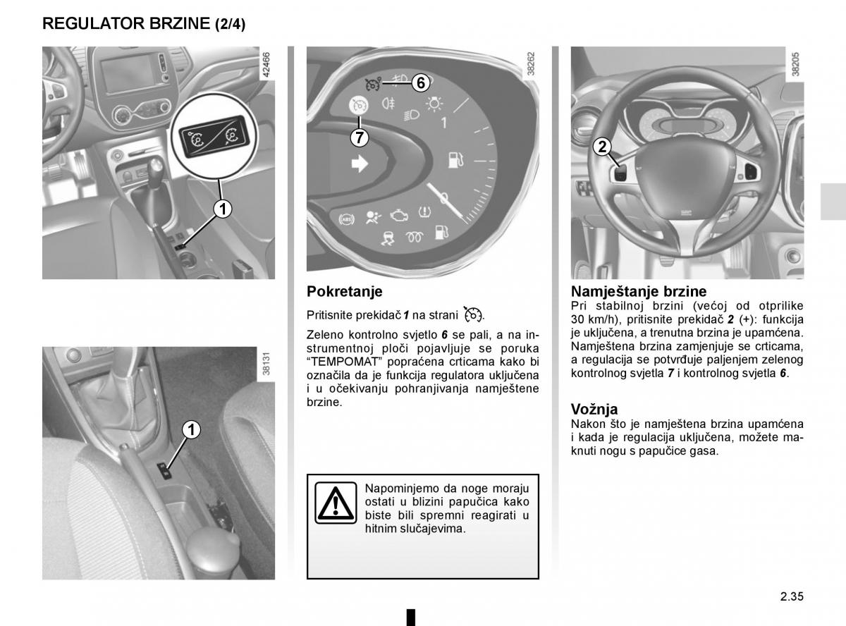 Renault Captur vlasnicko uputstvo / page 119