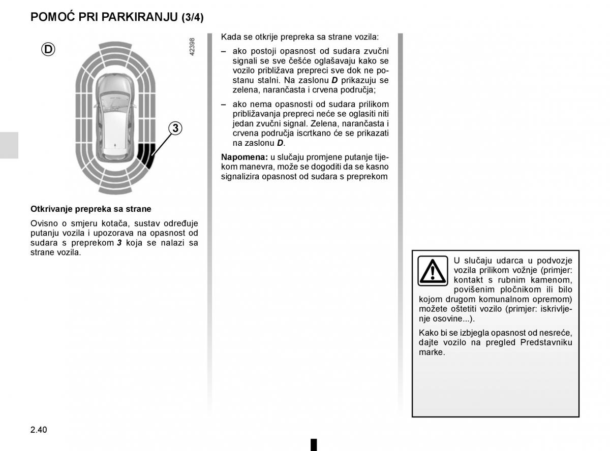 Renault Captur vlasnicko uputstvo / page 124