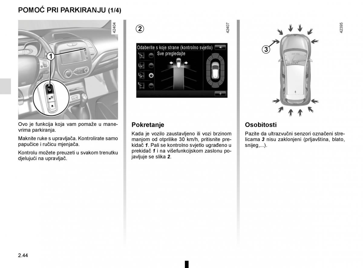 Renault Captur vlasnicko uputstvo / page 128