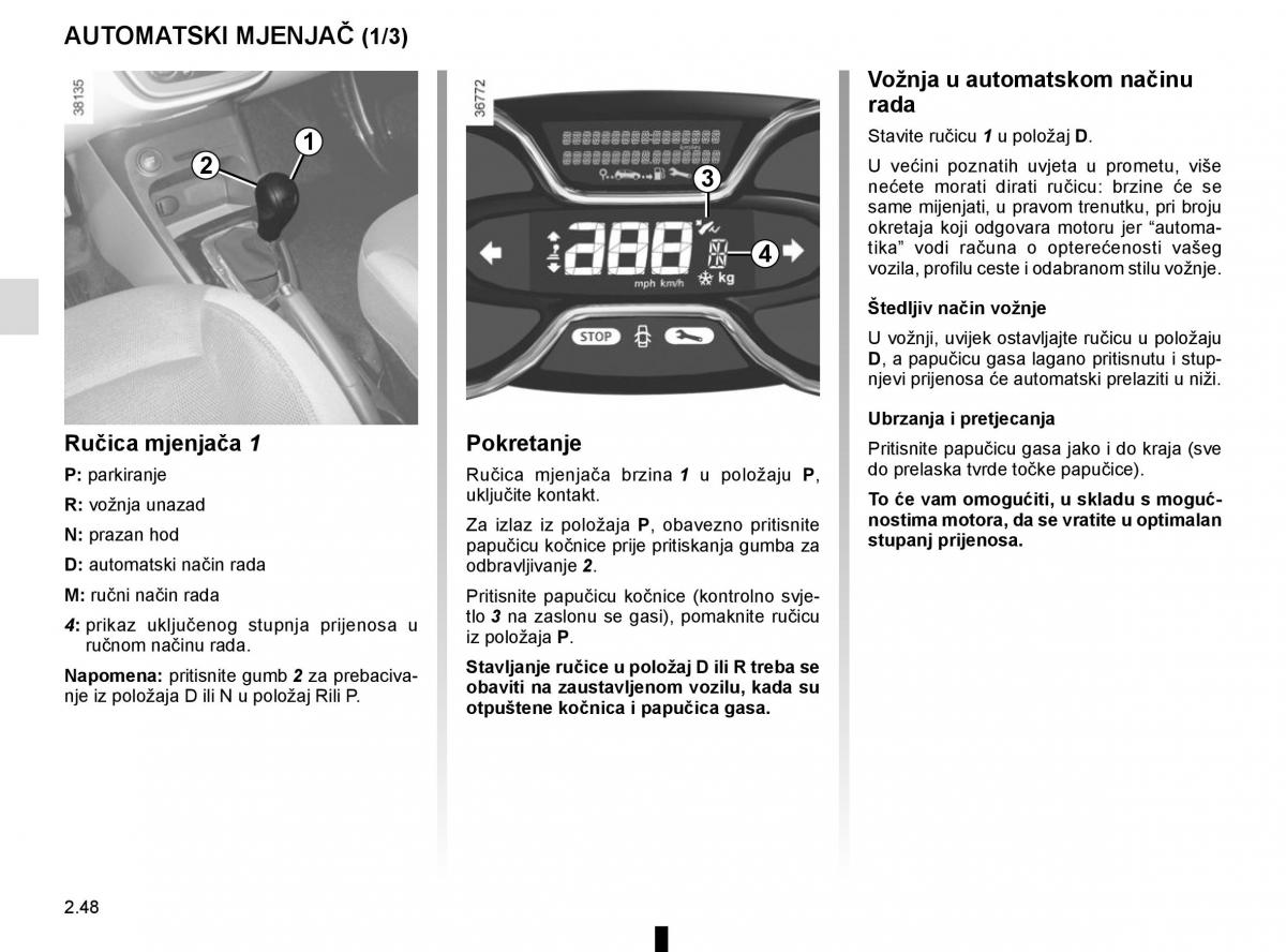 Renault Captur vlasnicko uputstvo / page 132