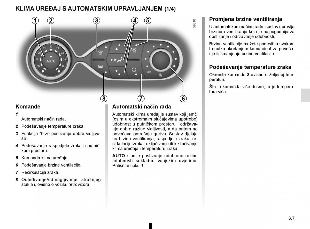 Renault Captur vlasnicko uputstvo / page 141