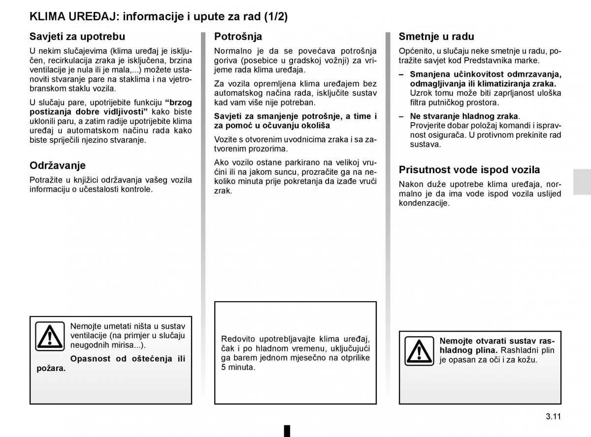 Renault Captur vlasnicko uputstvo / page 145